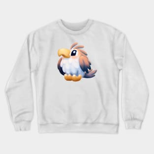 Cute Eagle Drawing Crewneck Sweatshirt